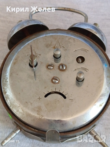 Стар механичен будилник WHITE DOVE MADE IN CHINA рядък за КОЛЕКЦИОНЕРИ 44038, снимка 6 - Антикварни и старинни предмети - 51952630