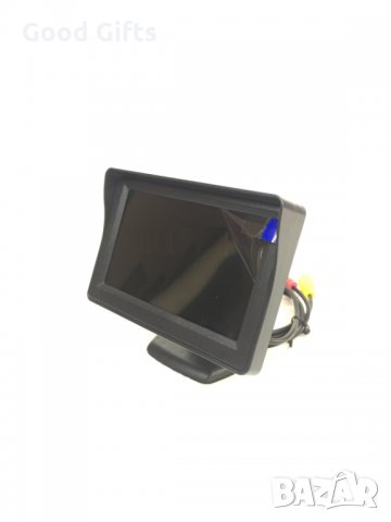 ДИСПЛЕЙ ЗА КАМЕРА ЗА ЗАДНО ВИЖДАНЕ С 4.3 TFT СЪС СТОЙКА, снимка 5 - Аксесоари и консумативи - 29524265