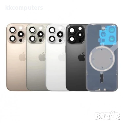 Капак батерия / Задно стъкло Оборудван + Магнит за iPhone 15 6.1 / Жълт / Баркод : 484062