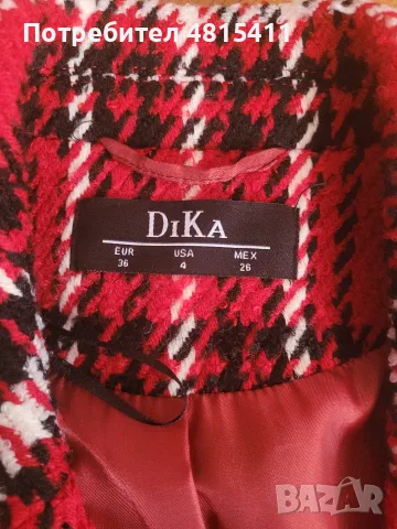 дамско зимно палто DIKA, снимка 3 - Палта, манта - 56176153