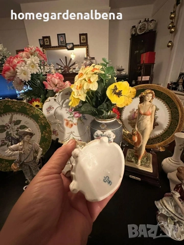 Антикварни Фигури Sitzendorf Germany | „В цветната градина“ | Circa 1927, снимка 2 - Колекции - 54212259