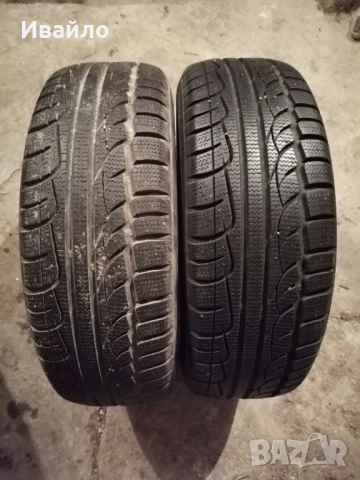Продавам 2 броя зимни гуми 195.65.14 на 1 сезон дот 2020 KUMHO 
