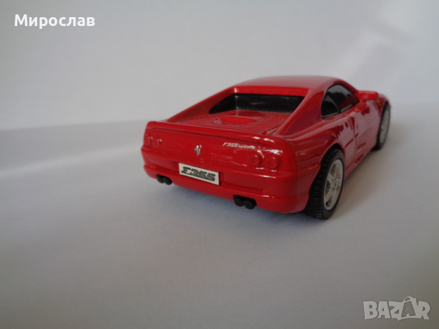 BBURAGO 1:43 FERRARI F355 BERLINETTA МОДЕЛ КОЛИЧКА ИГРАЧКА, снимка 4 - Колекции - 44681054