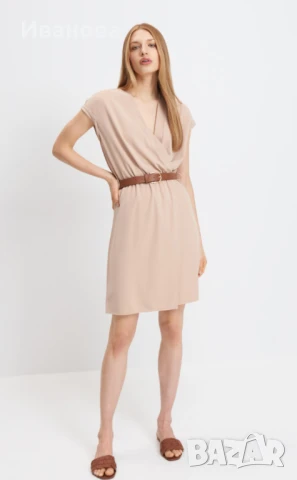 MOHITO Стилна ежедневна лятна рокля с колан , снимка 3 - Рокли - 50594375