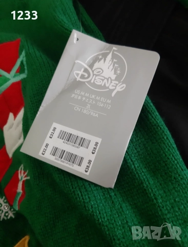 Мъжки коледен светещ пуловер на disney, снимка 3 - Пуловери - 52718907