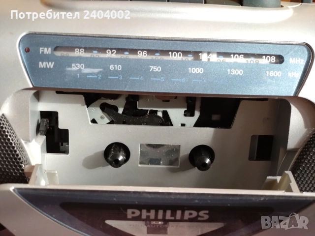 Радио касетофон Philips AQ5150, снимка 2 - Радиокасетофони, транзистори - 52773955