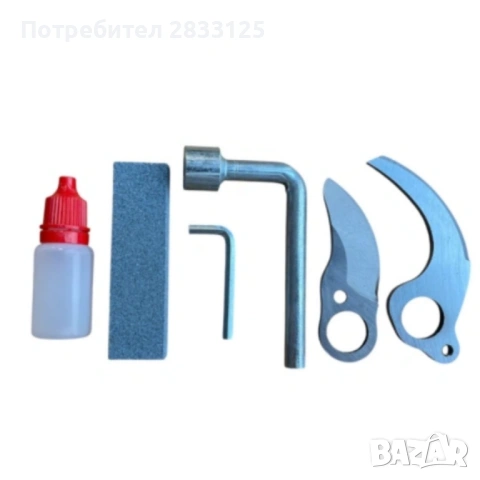 Комплект акумулаторна ножица 3" и резервен нож 36V 8A, снимка 5 - Други инструменти - 53889508