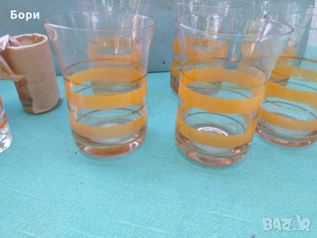 Български Сервиз от 1970г Нов чаши 12 броя, снимка 3 - Чаши - 34168666