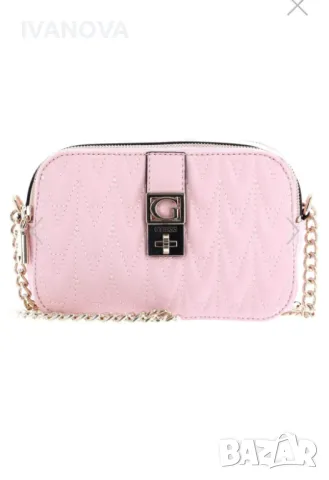 Кросбоди розова чанта Guess, нова, снимка 2 - Чанти - 50080036