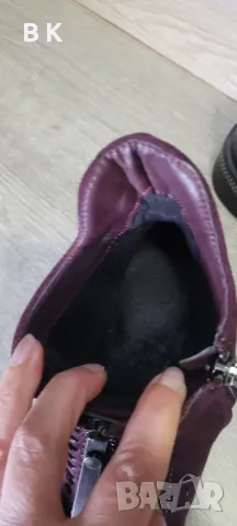 дамски боти бордо, снимка 3 - Дамски боти - 49556411