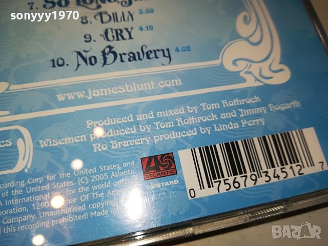 JAMES BLUNT-ORIGINAL CD 0304231709, снимка 8 - CD дискове - 40239845