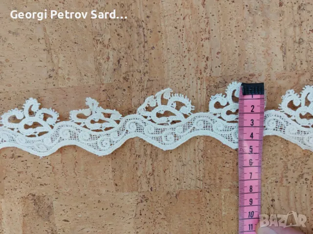 Памучна дантела 5 см., снимка 1