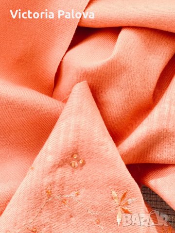 Нежен красив шал SARAH 70% коприна,30% памук, снимка 10 - Шалове - 35615582