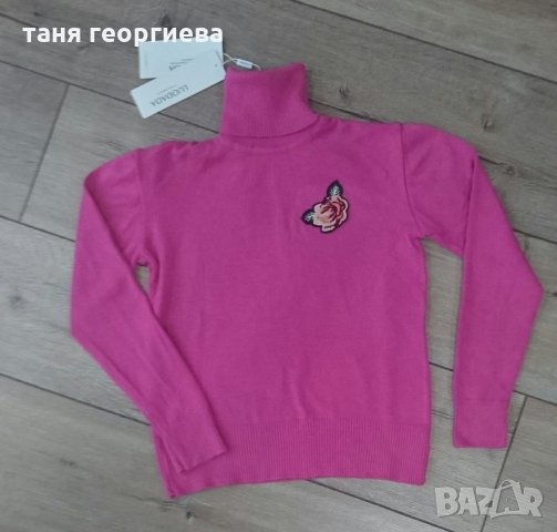 нежно топло поло, снимка 4 - Блузи с дълъг ръкав и пуловери - 30218642