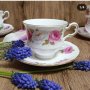 Чаши за чай костен порцелан Queen Anne