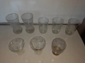 Ретро тънкостенни стъклени чаши за вода и алкохол, снимка 15