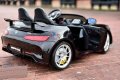 Акумулаторен джип двуместен Mercedes GT R Licensed 2X12V ,MP4, с меки гуми, снимка 18