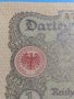 Рядка банкнота една марка 1920 година Германия с червен печат за колекция - 18853, снимка 3