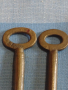 Два стари ключа от соца за брава за КОЛЕКЦИЯ АРТ ИНСТАЛАЦИЯ БИТОВ КЪТ 29221, снимка 2