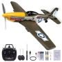 Радиоуправляем самолет P-51 Mustang, 6-осен жироскоп, XPILOT и Акробатични функции, снимка 2