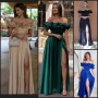 💚Дълги елегантни,сатенени рокли  , снимка 1