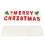 4243 Силиконов коледен стикер за прозорец Merry Christmas Снежинки