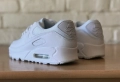Nike Air Max 90 Triple White Wolf Grey CN8490-100 номер 39,5-40 , снимка 6