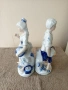 комлект от две ръчно рисувани керамични фигури, снимка 3