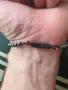 Гривни със златни топчета 14 ct и естествен Хематит unisex, снимка 2
