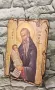 икона на Стилиян Пафлагонийски Детепазител, декупаж 18/13, снимка 4