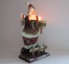 Дядо Мраз стар свещник, метал, снимка 11