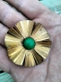 Стара позлатена брошка, снимка 3