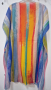 Туника-рокля за плажа в модерни цветни принтове и в свободна права кройка, универсален размер, снимка 4