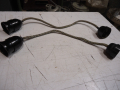 Ретро фасунги с кабел, снимка 1 - Антикварни и старинни предмети - 44628807
