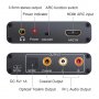 Цифров към аналогов аудио конвертор (DAC) HDMI ARC към AV/RCA,SPDIF,coaxial, снимка 2