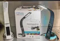 ВИДЕО * OttLite Wellness Настолна лампа, ClearSun LED, часовник, термометър, Wireless Charging, снимка 1