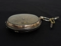 Сребърен джобен часовник , снимка 4