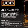  Професионален комплект ударни вложки 1/2" – 4 броя, JCB 4032TH44, снимка 5