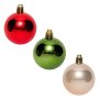 12 броя Комплект коледни топки, Червени Зелени и Шампанско, 5см, снимка 2