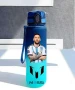 Футболни шишета за вода Меси и Роналдо, Messi and Ronaldo шише за училище с футболисти, снимка 1