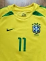  Brazil 2002-04 Nike Home Shirt Ronaldinho 11 - мъжка колекционерска тениска ОТЛИЧНО СЪСТОЯНИЕ ХЛ, снимка 2