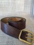Широк тежък колан,естествена кожа,vintage , снимка 3