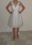 Булчинска/Сватбена рокля -  Официална/Елегантна бяла рокля, снимка 15