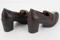 Дамски кожени обувки в тъмнокафяво марка Amparo Infantes , снимка 5