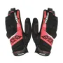 МОТО РЪКАВИЦИ С ПРОТЕКТОРИ, ТЕКСТИЛ, ЧЕРВЕНИ - 721177, снимка 1