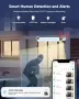 Охранителна камера UCOCARE 5MP WiFi външна охранителна камера с 32GB карта куполна, снимка 4