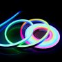 Неонов цветен (RGB) LED, плосък маркуч 5 или 10 метра, снимка 1