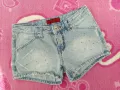 Дамски къси панталонки с камъни размер С , снимка 1