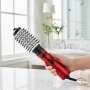 Професионална електрическа четка 3-в-1 за изправяне, къдрене и сушене, 1200W, автоматично въртене, снимка 2