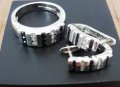 Оригинален комплект NOELANI пръстен и обеци, снимка 1 - Бижутерийни комплекти - 42181737